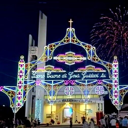 Prospetto luminoso Chiesa